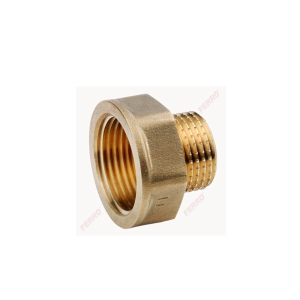 BRASS REDUCTION EXTENSION M-F FERRO