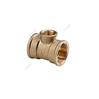 BRASS REDUCTION TEE  F FERRO